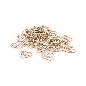 Tr�konfetti - Hj�rtan - Love - Ca 24 st