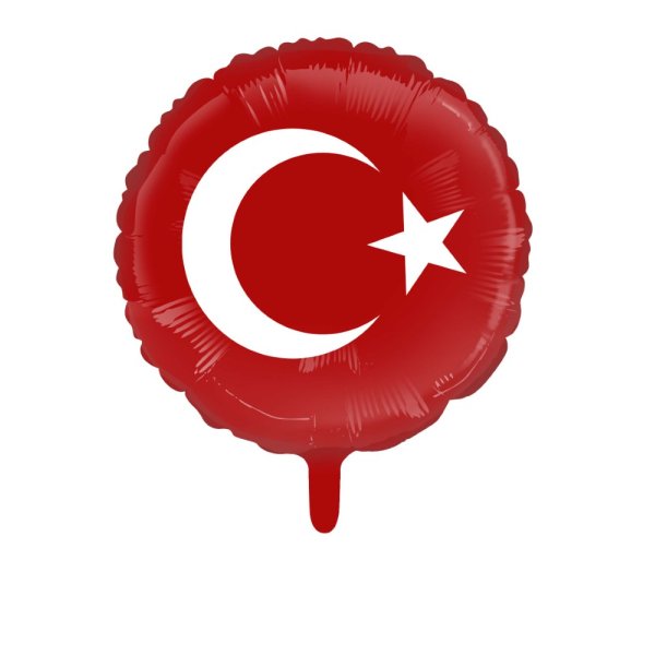Folieballong - Turkiet - 45 cm