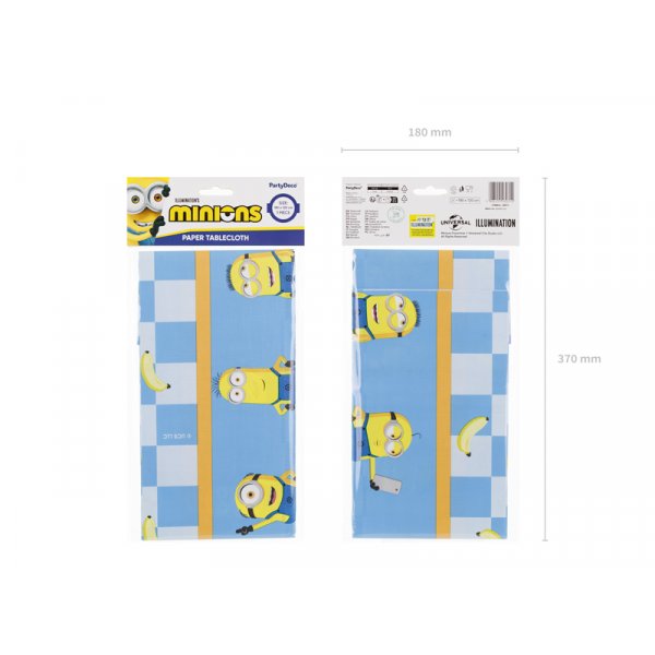 Bordsduk papper Minions - Mix