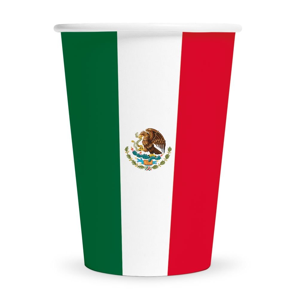 Pappmuggar – Mexico – 210 ml – 8-pack – Pappmuggar, Dukning