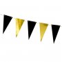 Vimpelgirlang Mini Svart & Guld