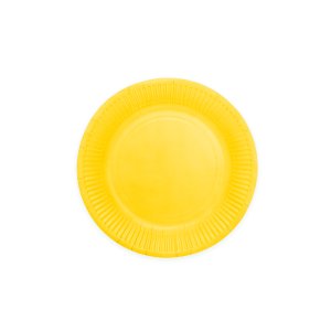 Papptallrikar - Gula - 18 cm - 8-pack