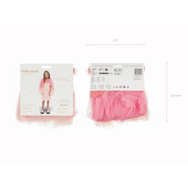 �lva cape - Pink ombre - Maskeraddr�kt - One-size