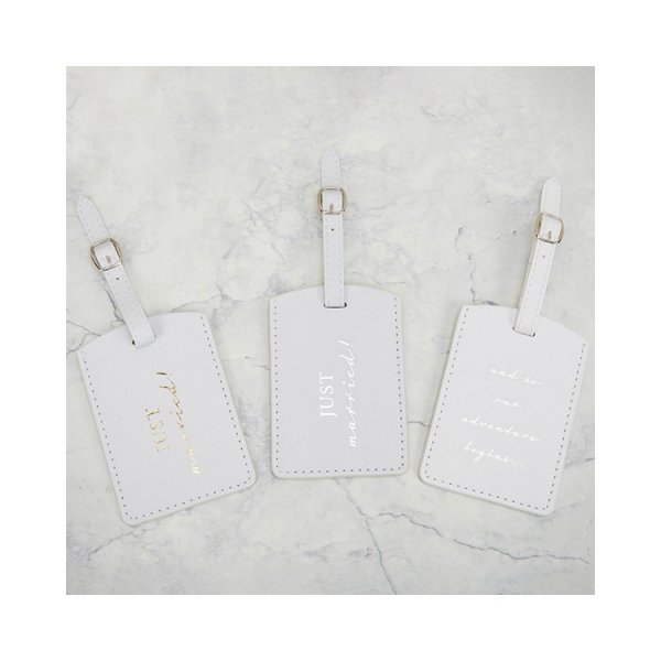 Baggagetaggar f�r Nygifta 3-pack