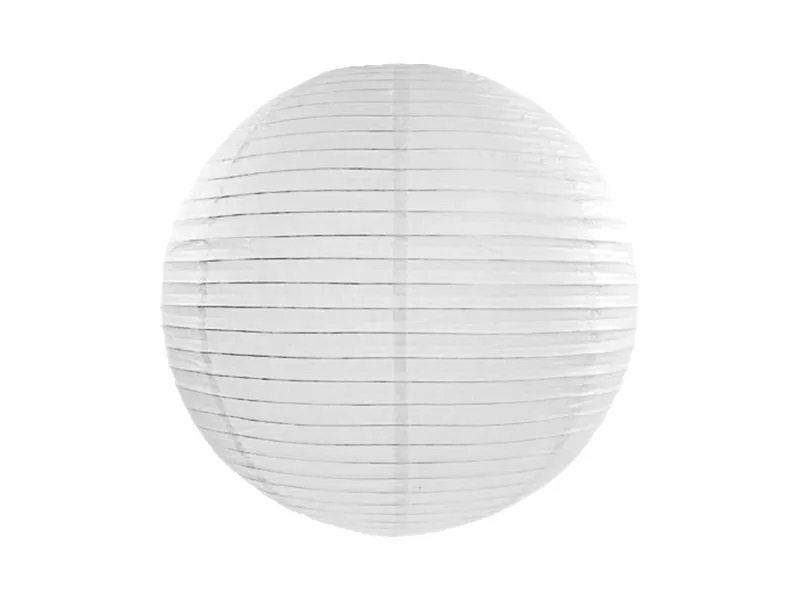 Papperslykta - Vit - 45 cm - Draperier, Hängande dekorationer