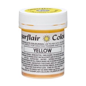 Sugarflair Chokladf�rg Gul 35g