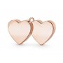 Ballongvikt - Double Heart - Rosguld