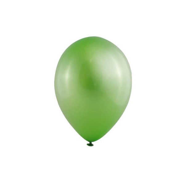 Ballonger - Metallic - Gr�n - 10-pack