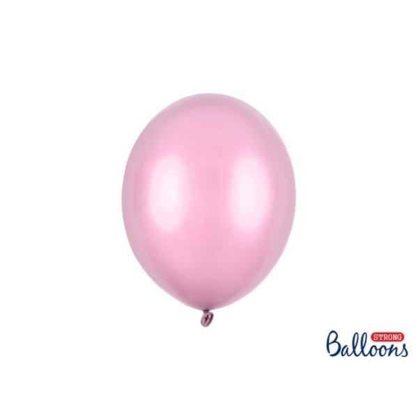 10-pack Metallic Candy Pink Standardballonger