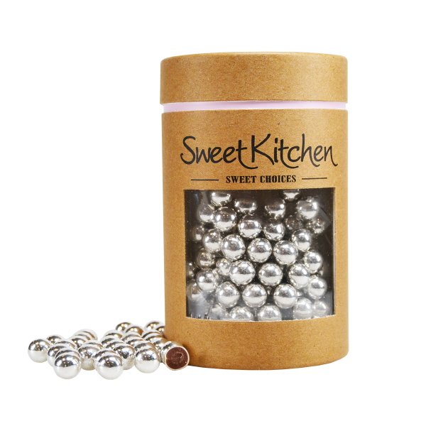 Chokladkulor - Silver- Diameter ca 1 cm - SweetKitchen - 70g Chokladkulor - Silver- Diameter ca 1 cm - SweetKitchen - 70g