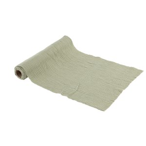 Bordslöpare i tyg - Grön - 30 cm x 3 m Bordslöpare i tyg - Grön - 30 cm x 3 m