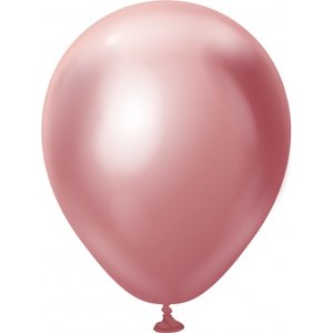 Miniballonger enfrgade - Premium 13 cm - Pink Chrome
