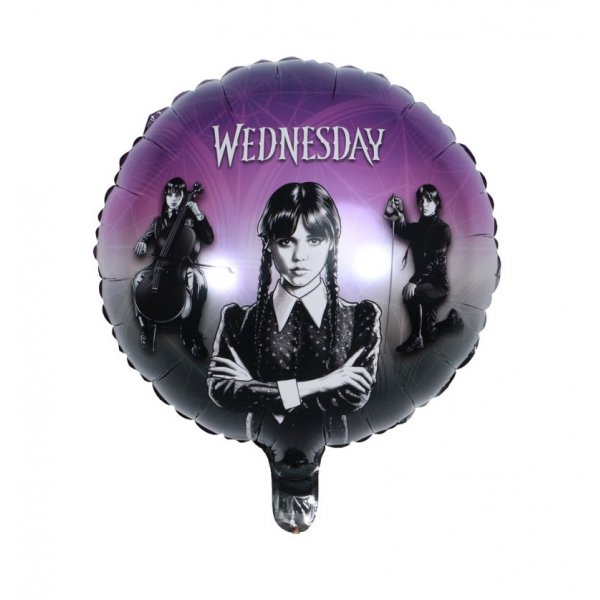 Folieballong - Wednesday - Rund - 43 cm
