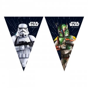 Vimpelgirlang - Star Wars Galaxy - 9 flaggor