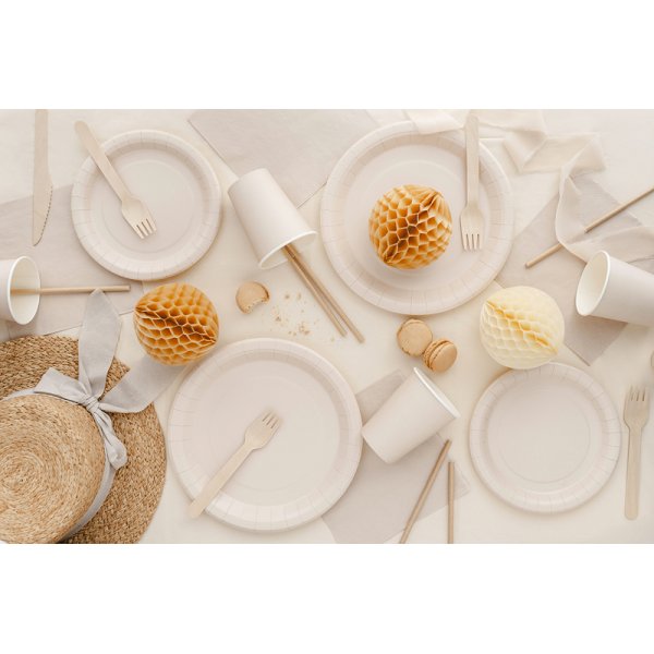 Pappersservetter - Beige