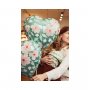 Folieballong Hj�rta med Blommor