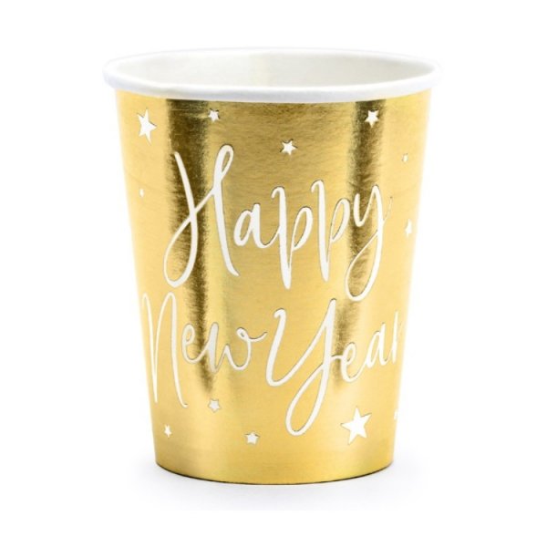 Pappersmuggar \\\"Happy New Year\\\" Guld