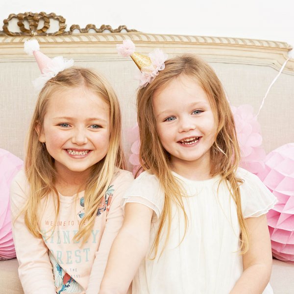 Partyhatt - Mini - Guldglitter Partyhatt - Mini - Guldglitter