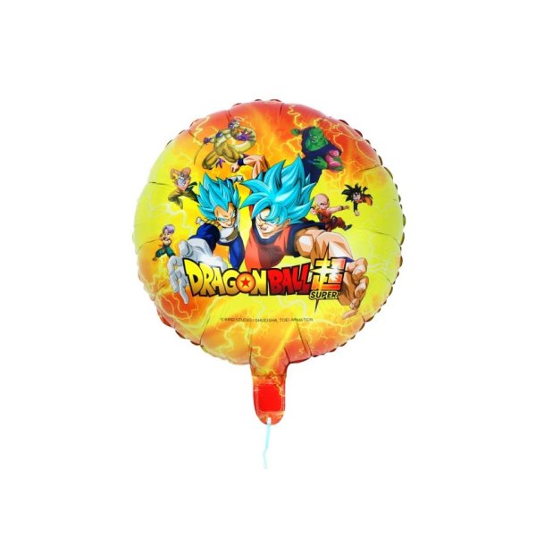 Folieballong - Rund - 43 cm - Dragon Ball Super