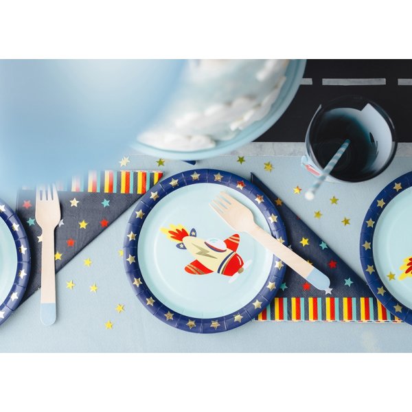 Papptallrikar - Airplane - 6-pack Papptallrikar - Airplane - 6-pack