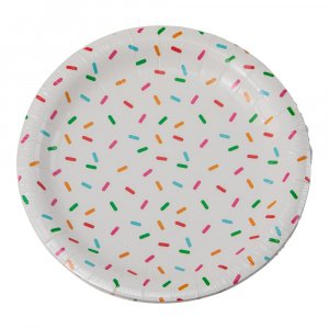 Papptallrikar - Sprinkles - 8-pack