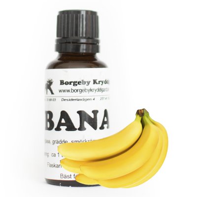 Arom - Borgeby Kryddgrd - Banan - 25 ml