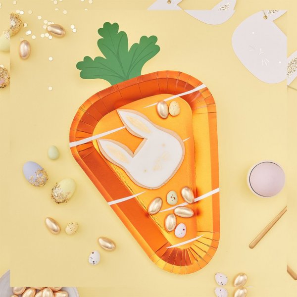 Papptallrikar - Carrot Crunch Papptallrikar - Carrot Crunch