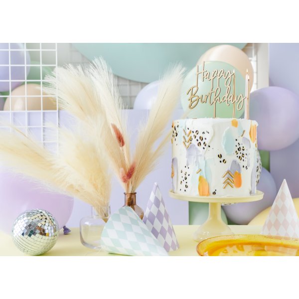 Cake Topper - Trä - Happy Birthday Cake Topper - Trä - Happy Birthday