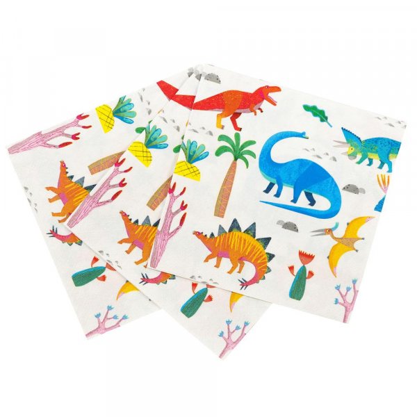 Servetter - Party Dinosaur - 20-pack Servetter - Party Dinosaur - 20-pack