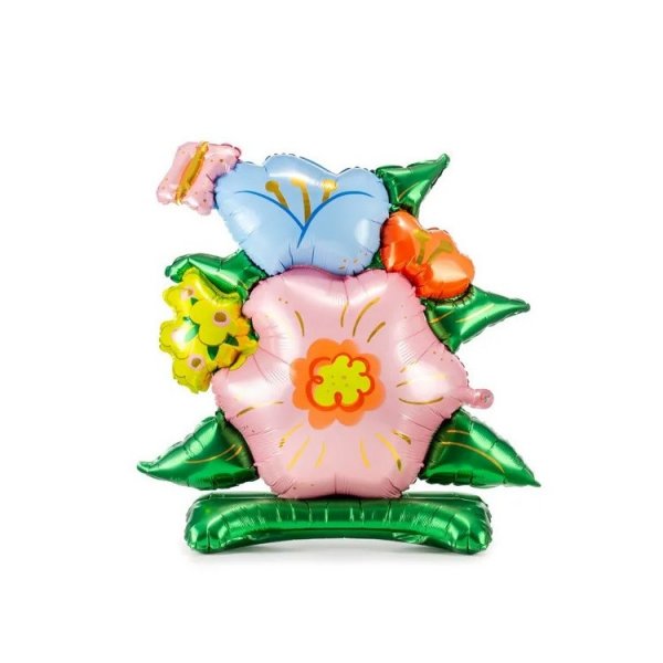 St�ende Folieballong Blommor