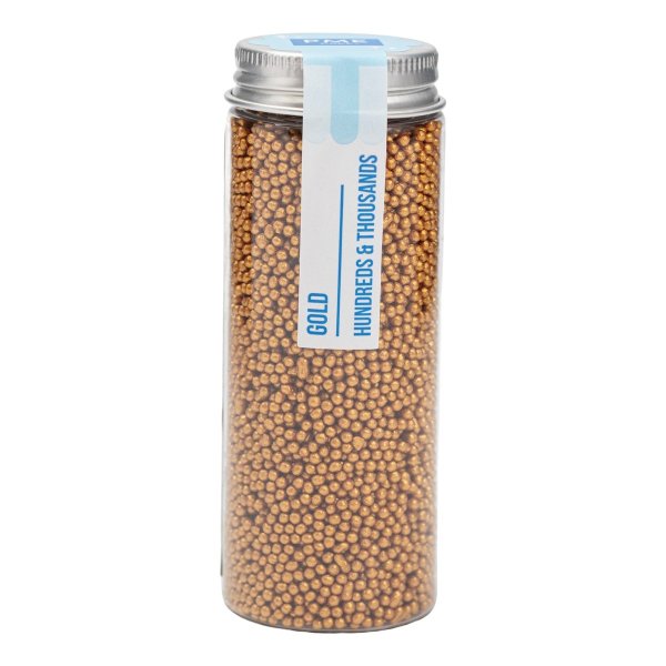 Sockerp�rlor - Mini - Guld - 86g