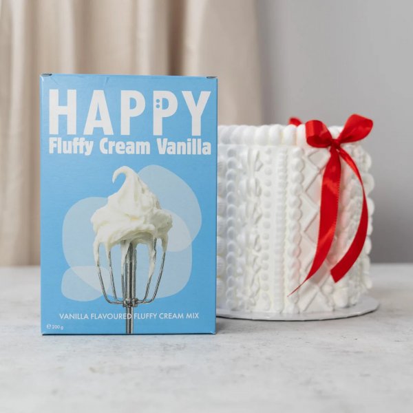 Happy Fluffy Cream Vanilla - 200 g - Happy Sprinkles