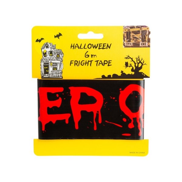 Avsp�rrningsband Halloween Dekoration - Svart