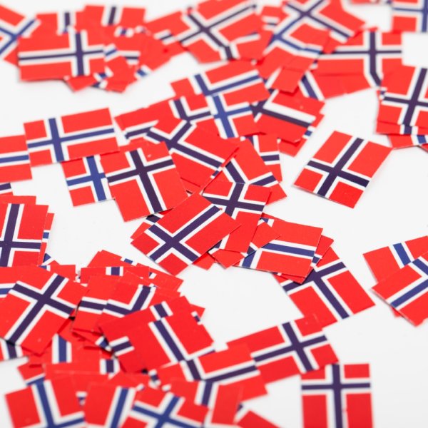 Konfetti - Norge - 150 st Konfetti - Norge - 150 st