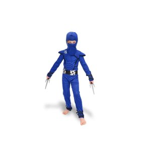 Ninja Bl� - Maskeraddr�kt - 116�128 cm (5�8 �r)