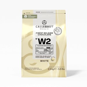 Choklad - Vit W2 - Callebaut - 2,5 kg Choklad - Vit W2 - Callebaut - 2,5 kg