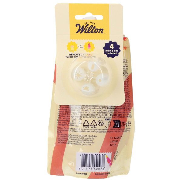 Wilton glasyr - R�d - 212g