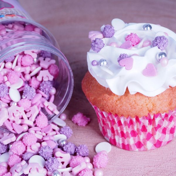 Strösselmix - Prinsessmix - FunCakes - Stor burk 180 g Strösselmix - Prinsessmix - FunCakes - Stor burk 180 g