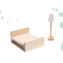 Docksk�p LULILO FLORO boho med LED-belysning 78 cm Tr�