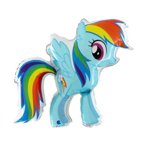 Folieballong - My Little Pony - Rainbow Dash - Shape - 84 cm