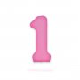 Ballongsiffra - Neon Rosa - 86 cm - Siffra: 1
