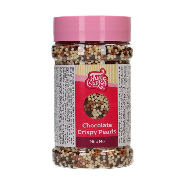 Krispiga chokladp�rlor Mini Mix 175 g - FunCakes