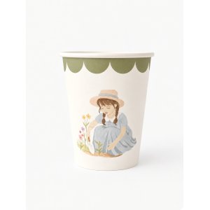 Pappmuggar- Garden Party - Blomma - Lavenders Blue - 8-pack