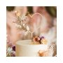 Cake Topper Hj�rta - Tr�