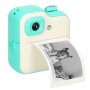 Omedelbar kamera med termisk skrivare 24MP 32GB SD-kort Gr�n - Inkl. 3 pappersrullar