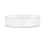 Satinband - 25 m - Ljust krämvitt - Bredd: 12 mm
