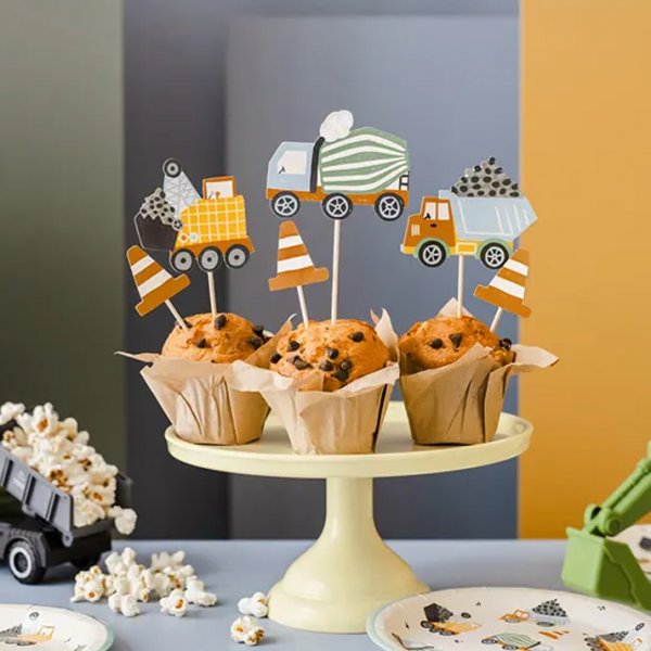 Cake Picks - Truck Party - 6-pack Cake Picks - Truck Party - 6-pack