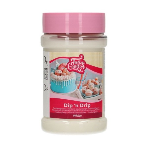 Dip \\\'n Drip Glasyr f�r bakverk Vit