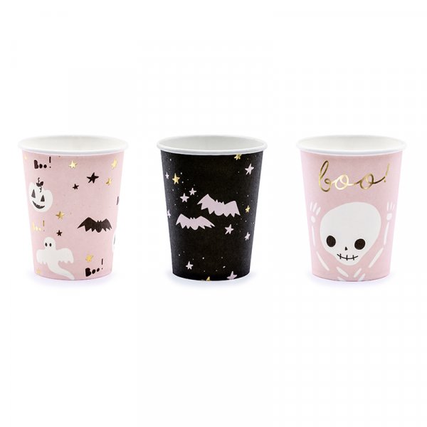 Pappmuggar - Pink Halloween - 6-pack Pappmuggar - Pink Halloween - 6-pack