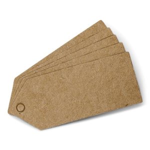 Etiketter - Brun - 24-pack